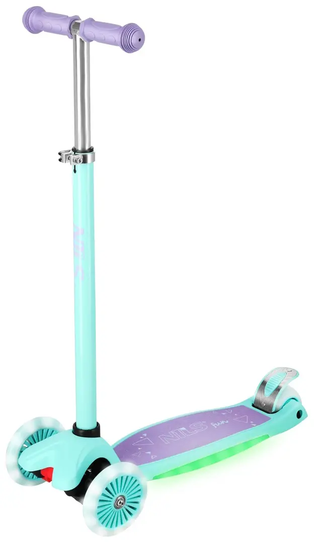 Самокат Nils Fun HLB1310 LED (Violet)