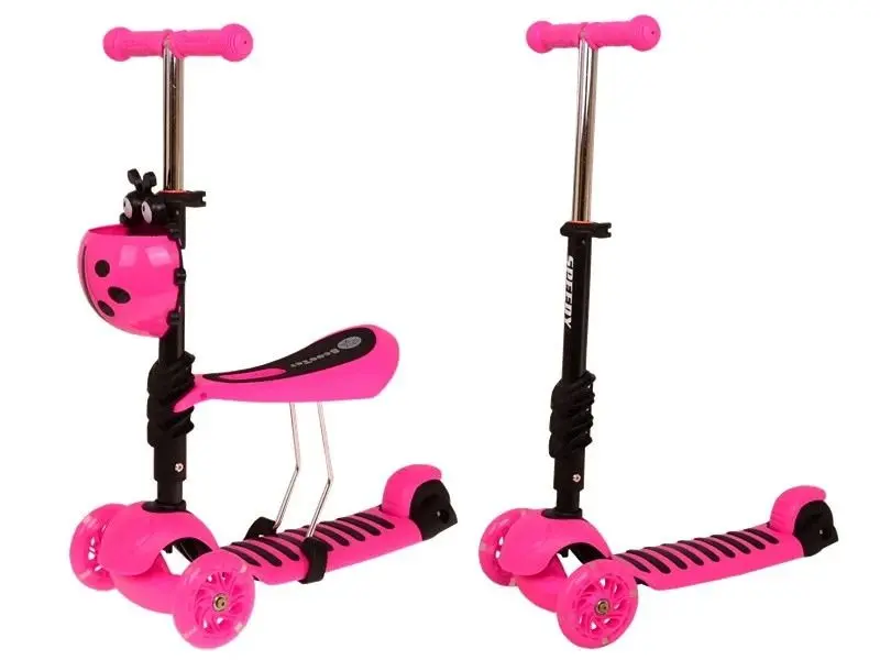 Trotineta 3in1 Playhouse 10841 (Pink)