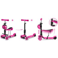 Trotineta 2in1 Ricokids Buggy (Pink/Black) Thumb