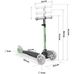 Самокат Ricokids Loco (Green/Black) Thumb