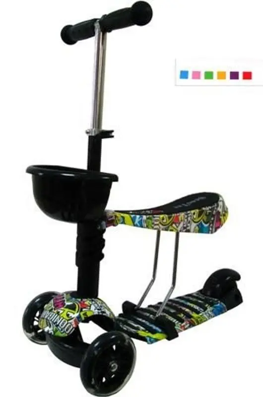 Самокат 3в1 ScooTer 38016 (Multicolor)