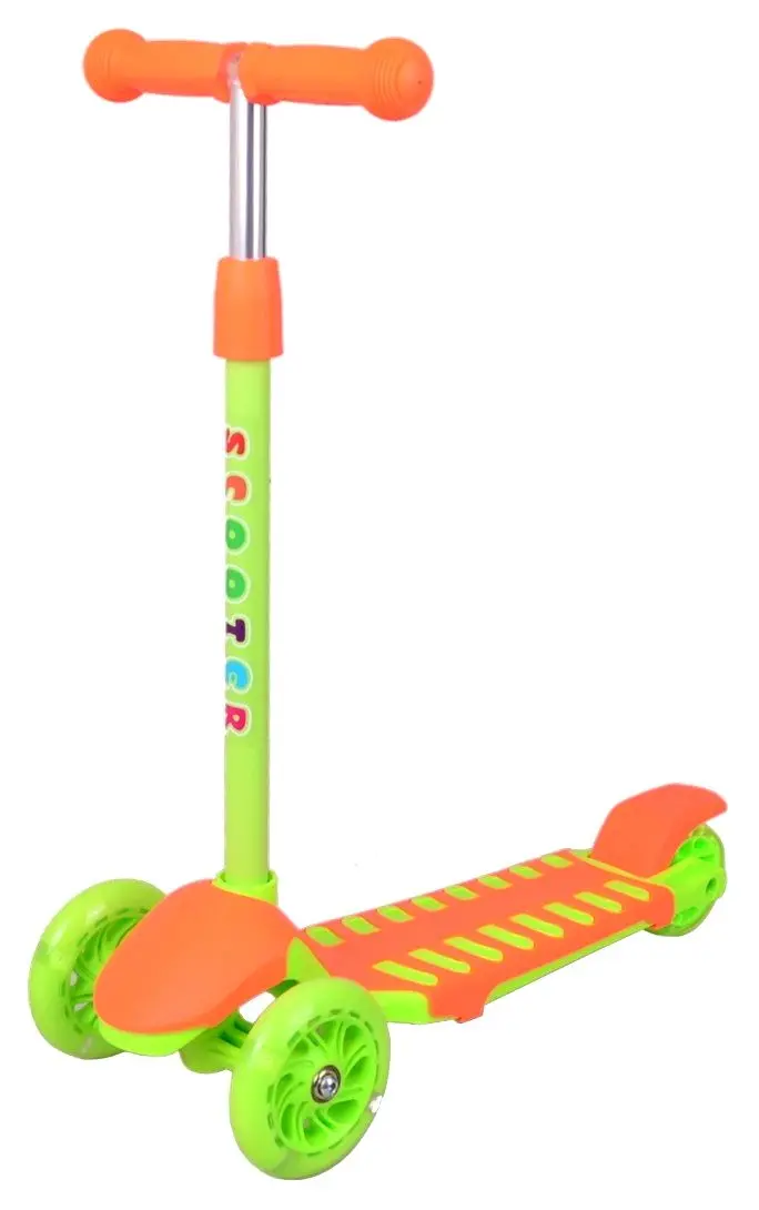 Самокат Scooter 4556654 LED (Orange/Green)
