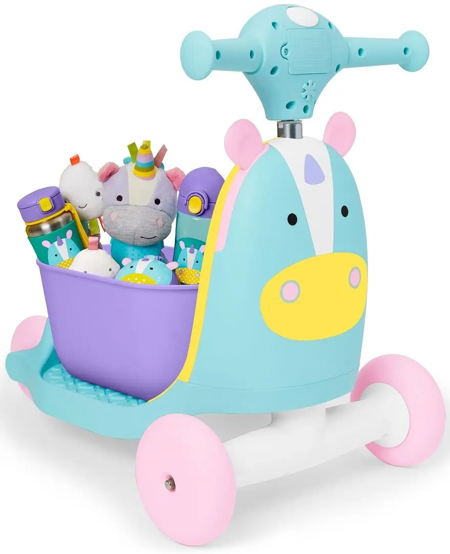 Tolocar-trotineta 3in1 Skip Hop Ride On Toy (Unicorn) - 6