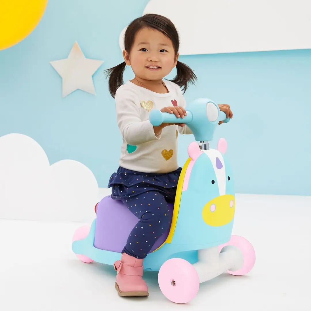 Tolocar-trotineta 3in1 Skip Hop Ride On Toy (Unicorn) - 5