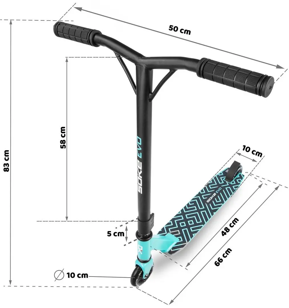 Trotineta Soke Evo (Light Blue)