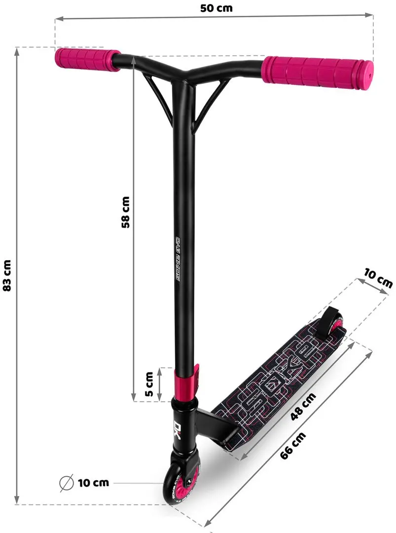 Самокат Soke Evo (Ruby)