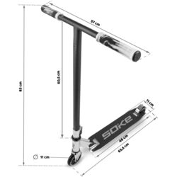 Самокат Soke Evo Street (Silver) Thumb