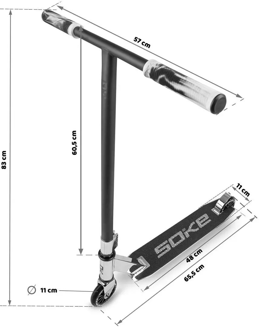 Самокат Soke Evo Street (Silver)