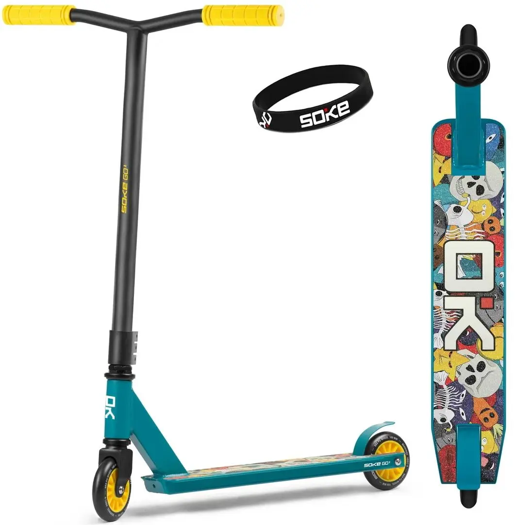 Самокат Soke Go (Yellow/Blue)