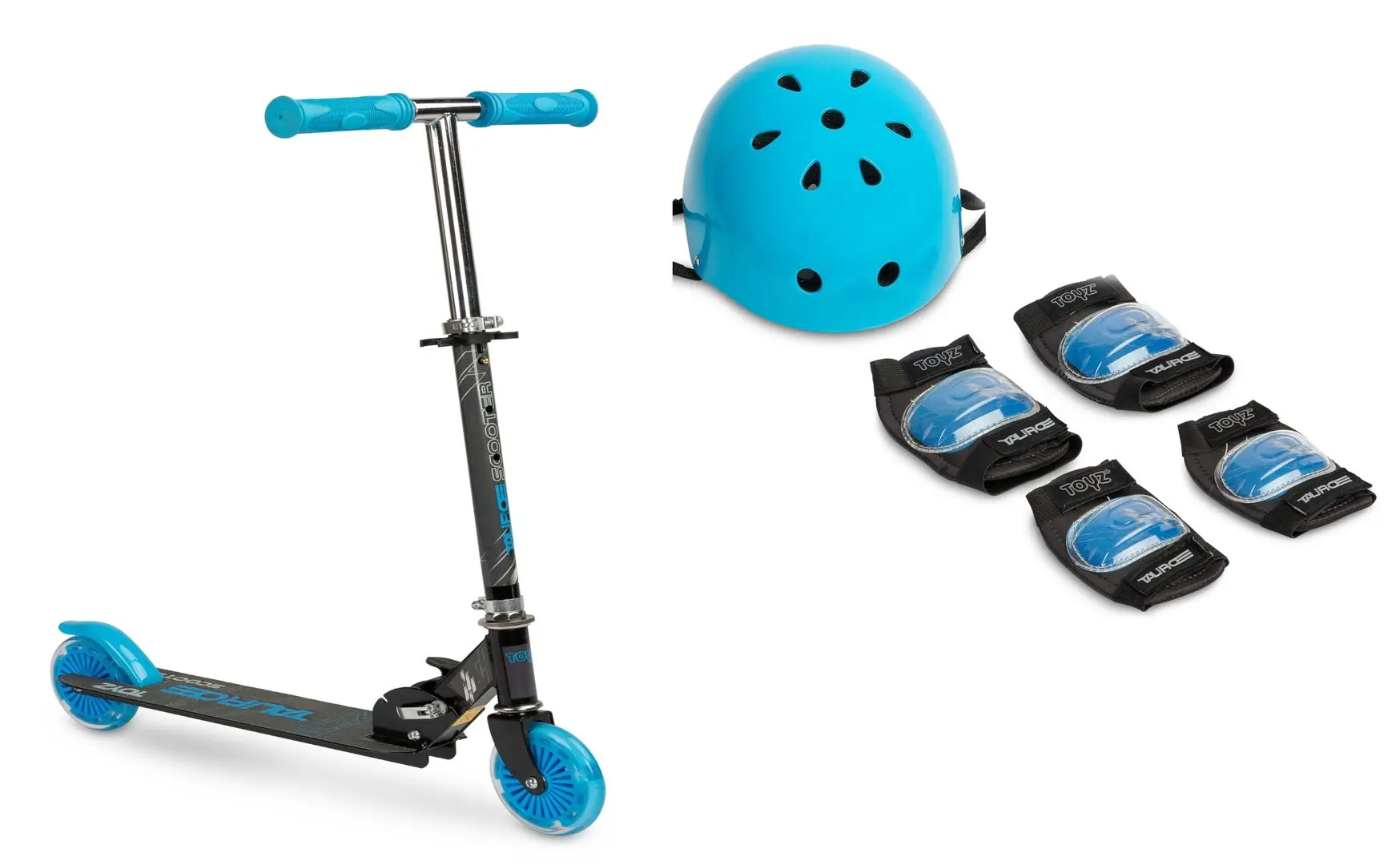 Trotineta + set protectie Toyz Tauro (Blue)