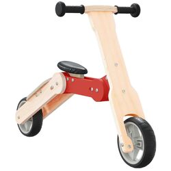 Trotineta 2in1 VidaXL 358355 (Wood/Red) Thumb