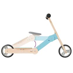 Trotineta 2in1 VidaXL 358356 (Wood/Blue) Thumb