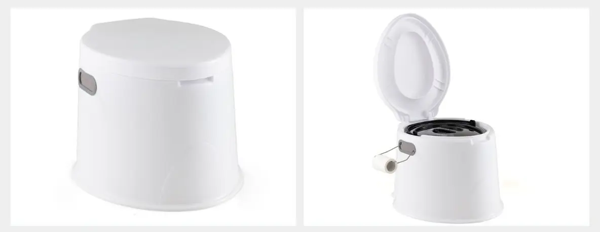 Портативный биотуалет Costway HW63911WH (White)