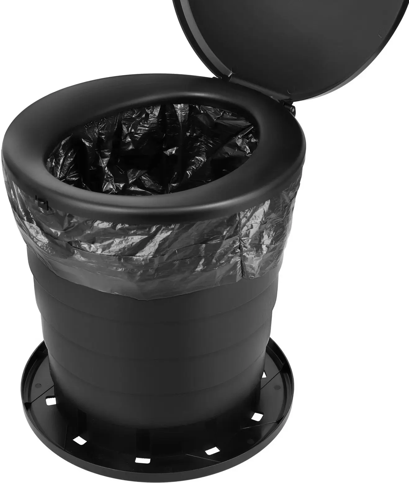 Toaleta bio portabila pliabila Nils Camp NC0024 (Black) - 7