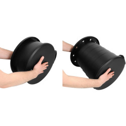 Toaleta bio portabila pliabila Nils Camp NC0024 (Black) Thumb