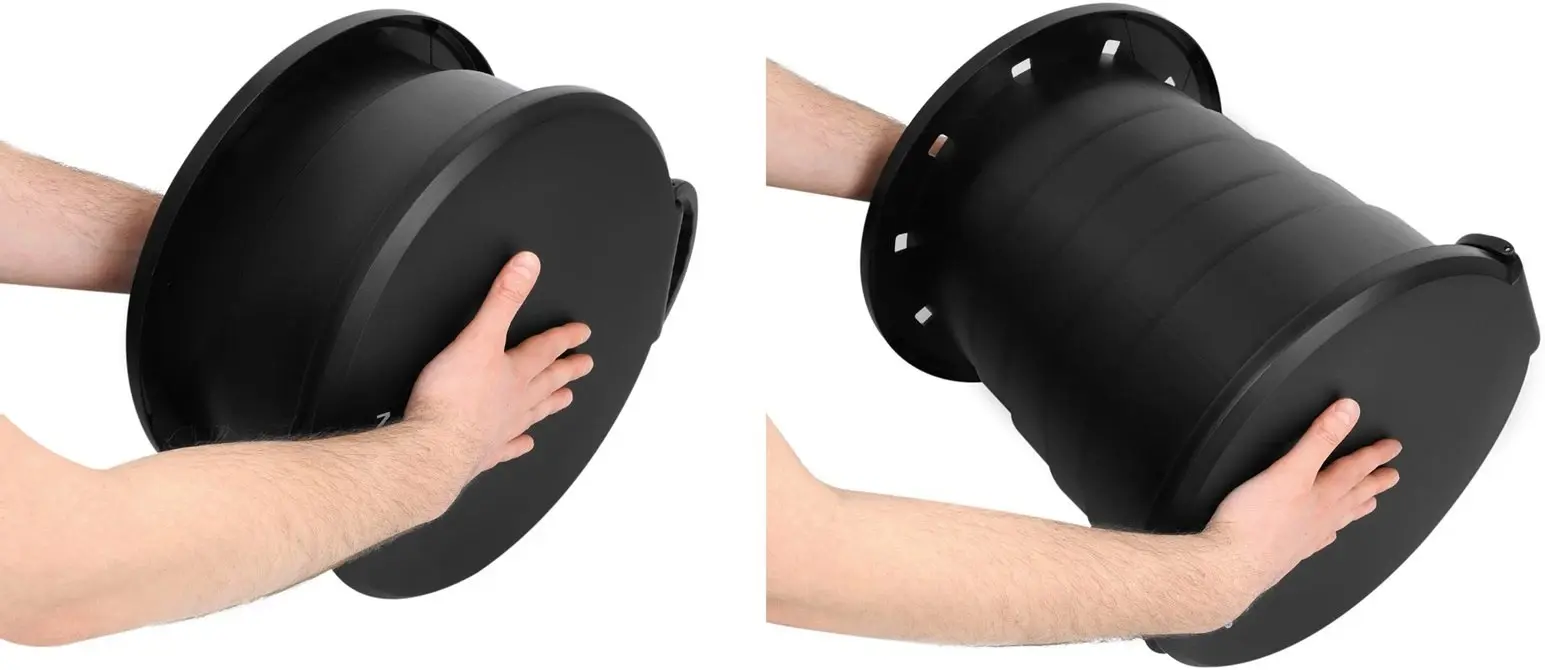 Toaleta bio portabila pliabila Nils Camp NC0024 (Black) - 9