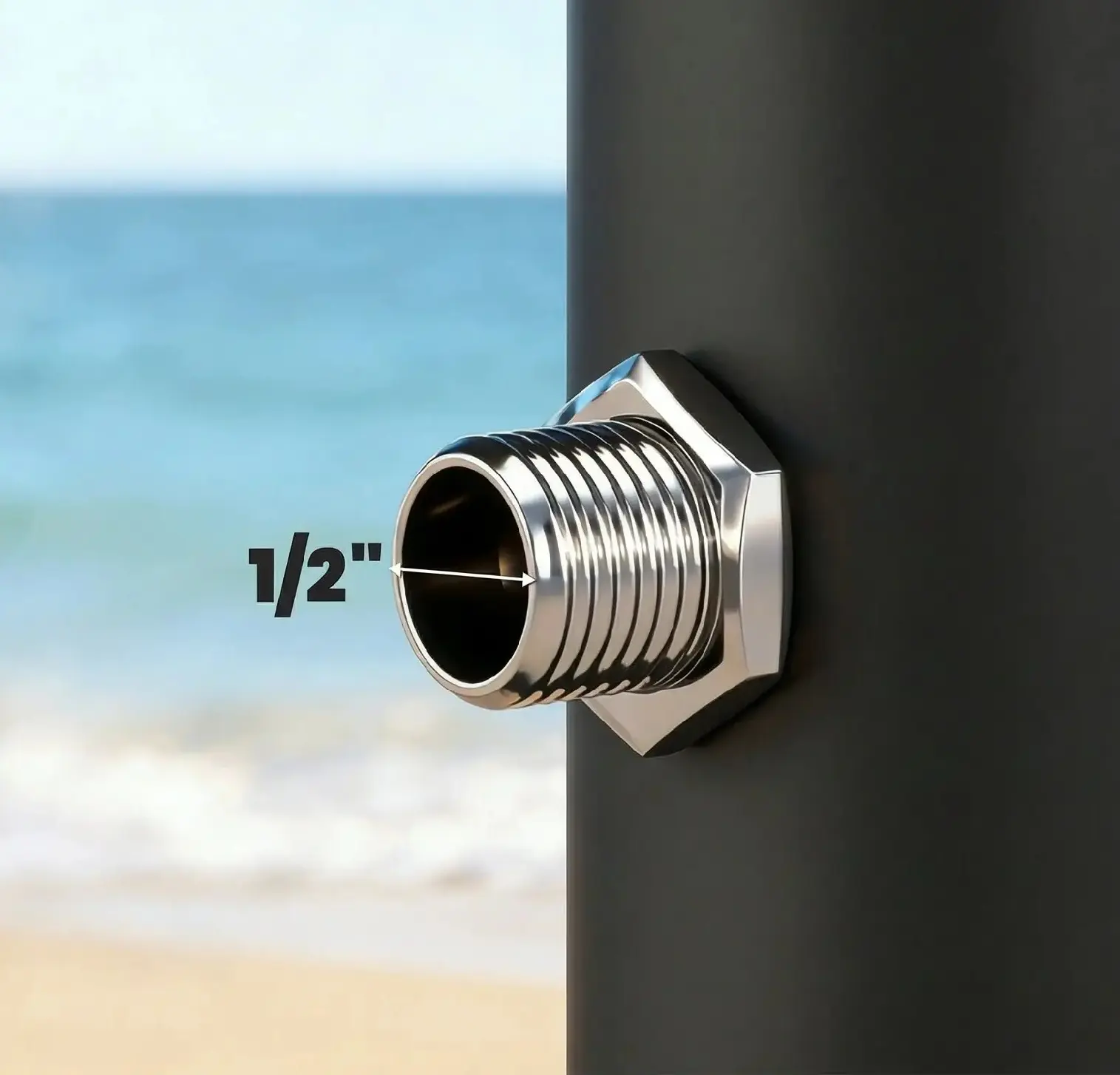 Летний душ Outsunny A20-627V01BK (Black) - 5