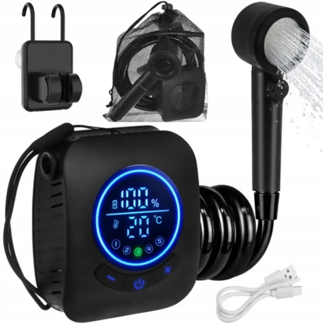 Портативный душ Trizand 5900779963832 (Black)