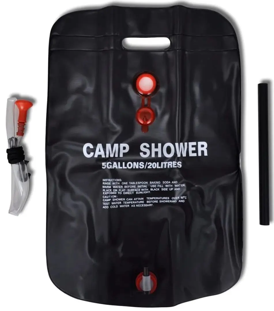 Dus portabil VidaXL 141122 (Black) - 3