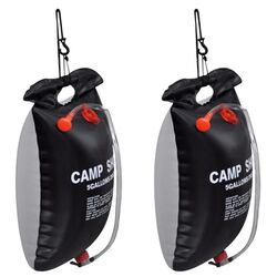 Dus portabil VidaXL 141122 (Black)