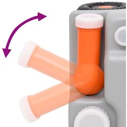 Портативный резервуар для воды VidaXL 154412 (Grey) Thumb