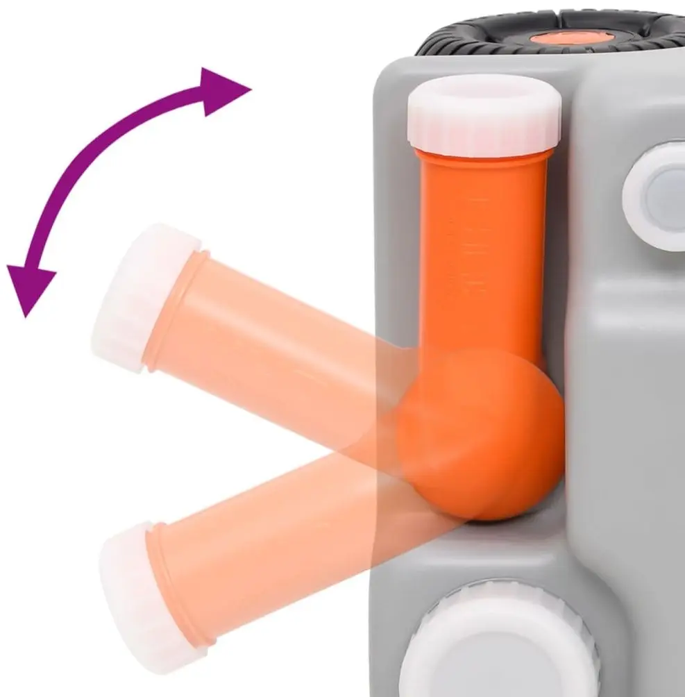 Портативный резервуар для воды VidaXL 154412 (Grey) - 7