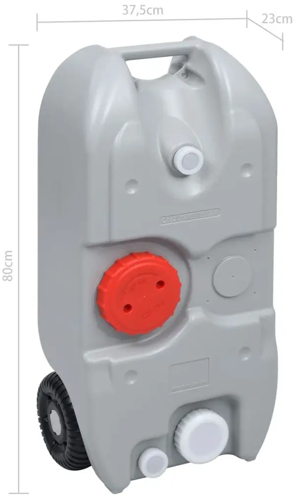 Портативный резервуар для воды VidaXL 30134 (Grey) - 7