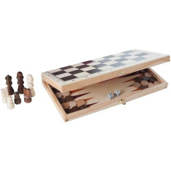 Joc de masa 2in1 Engelhart 150202 (Brown/Beige)