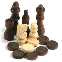 Настольная игра 2в1 HG 670011 (Black/Beige) Thumb