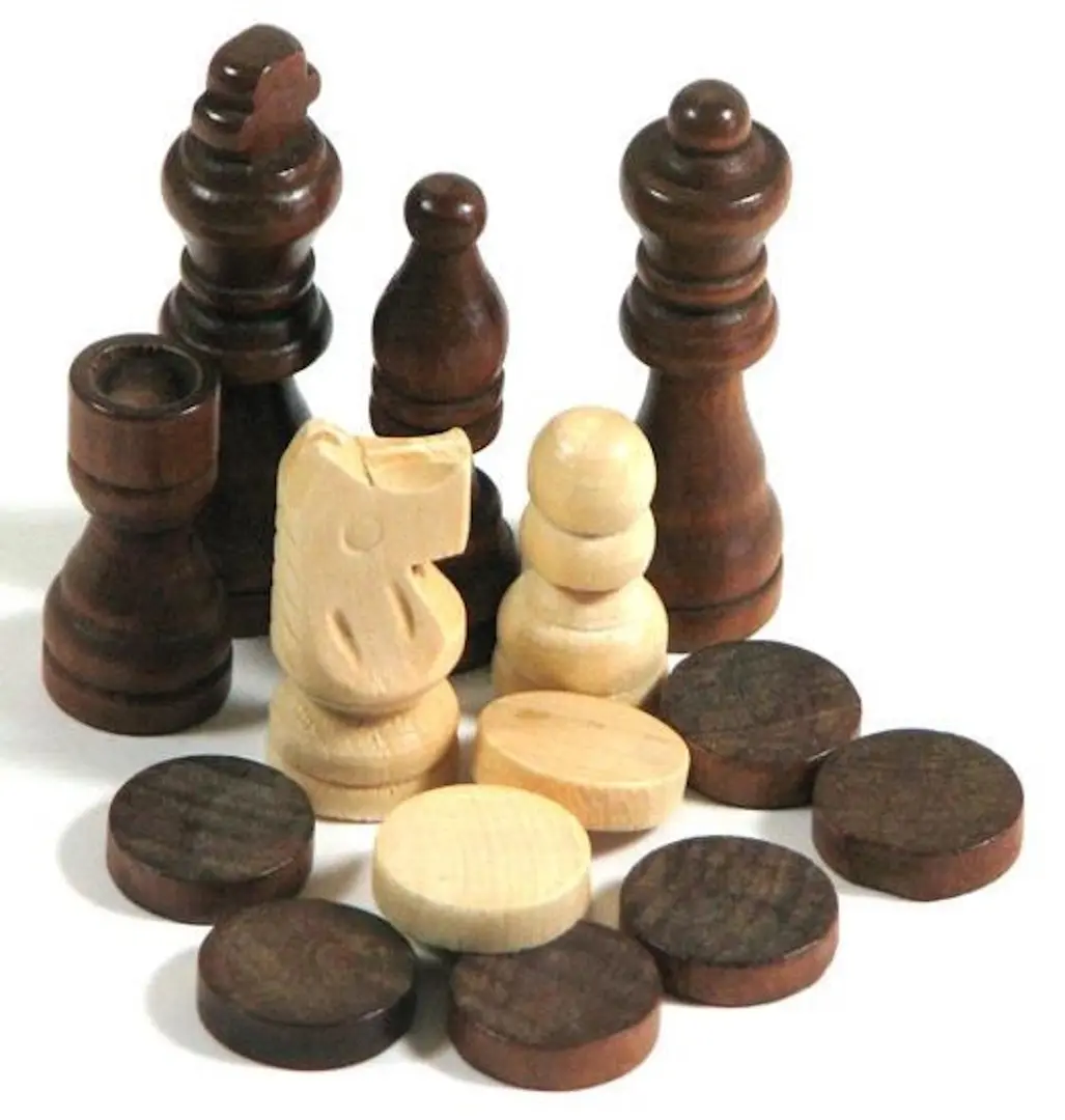 Настольная игра 2в1 HG 670011 (Black/Beige)