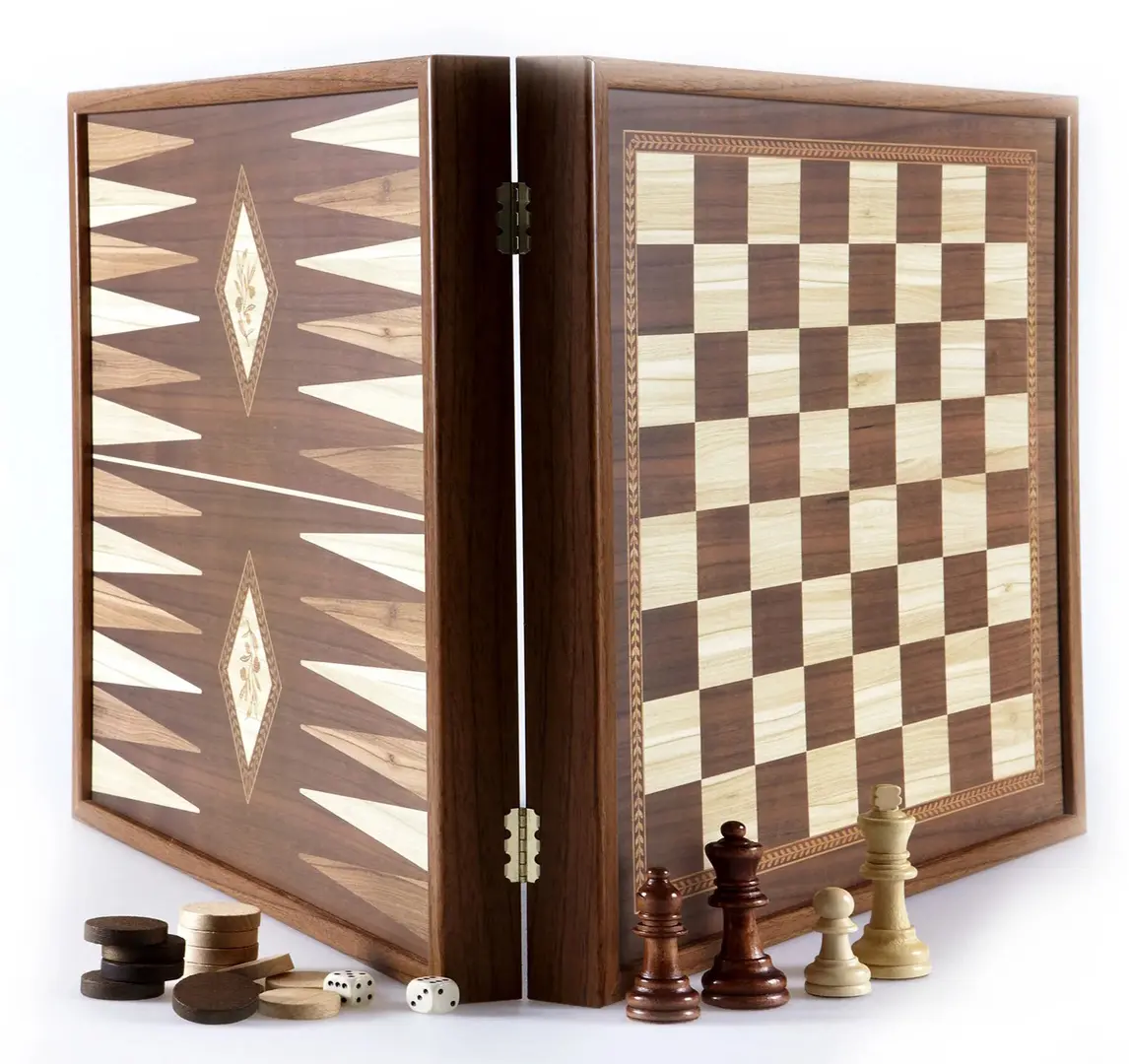 Настольная игра 2в1 Manopoulos STP36E (Brown/Beige)