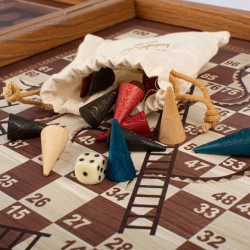 Joc de masa 4in1 Manopoulos Classic Style CBLS34E (Brown/Beige) Thumb