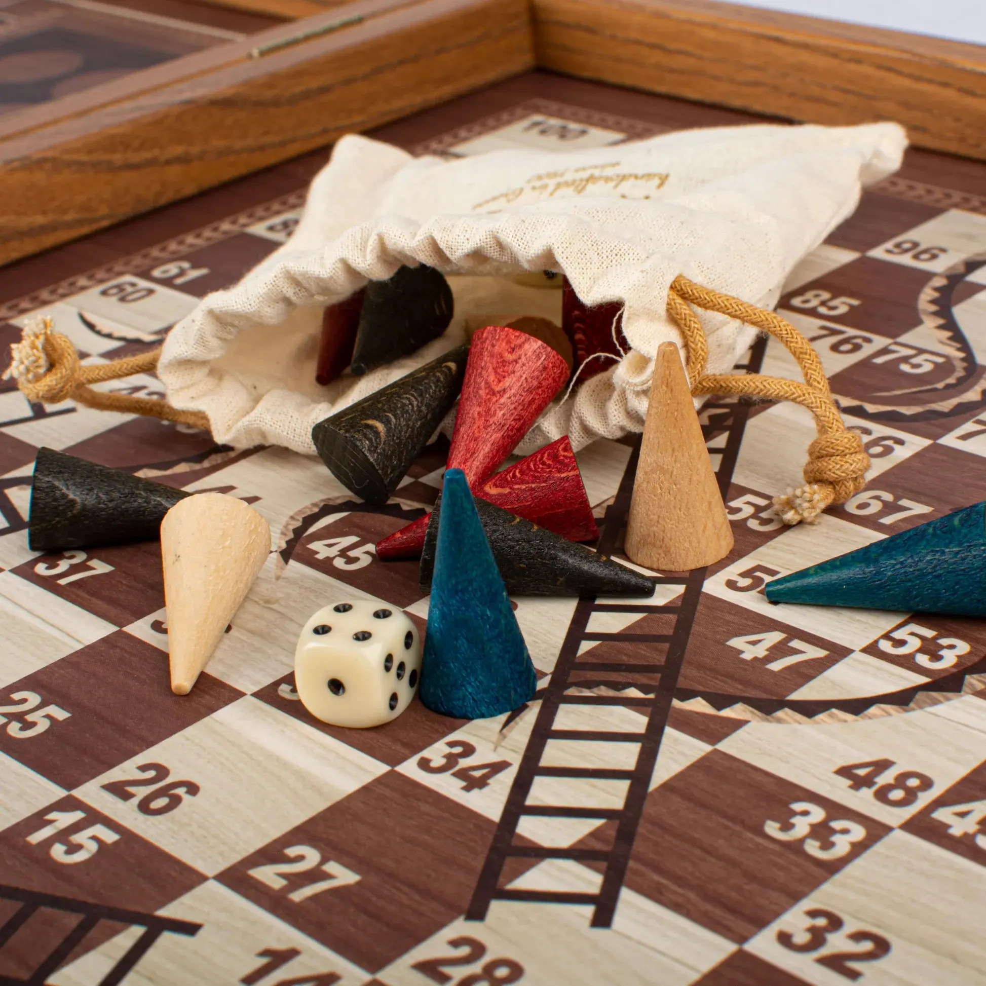 Joc de masa 4in1 Manopoulos Classic Style CBLS34E (Brown/Beige)