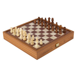 Joc de masa 4in1 Manopoulos Classic Style CBLS34E (Brown/Beige) Thumb