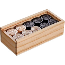 Piese joc dame Philos Germany 3052 (Black/Beige) Thumb