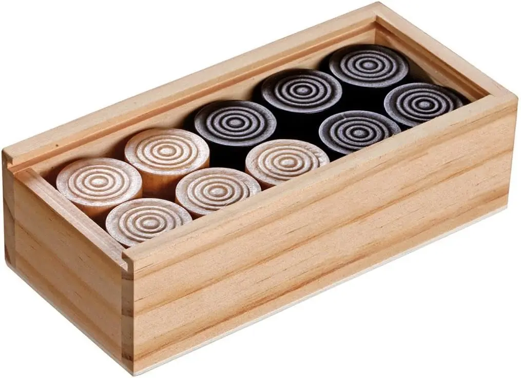 Piese joc dame Philos Germany 3052 (Black/Beige)