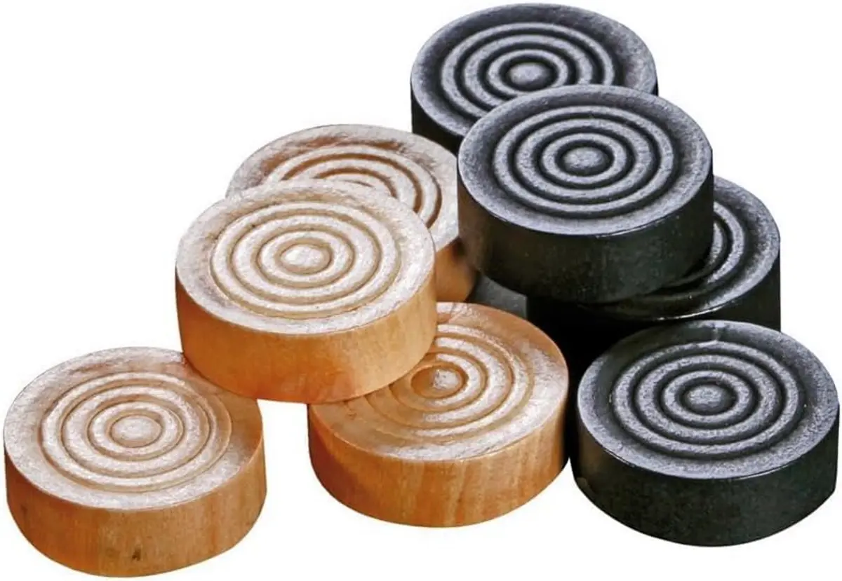 Piese joc dame Philos Germany 3052 (Black/Beige)