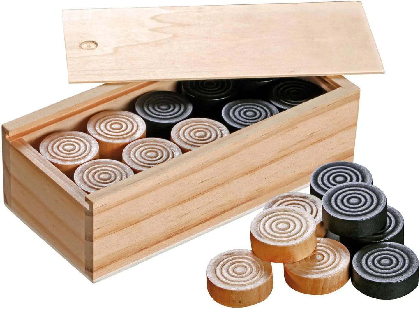 Piese joc dame Philos Germany 3052 (Black/Beige)