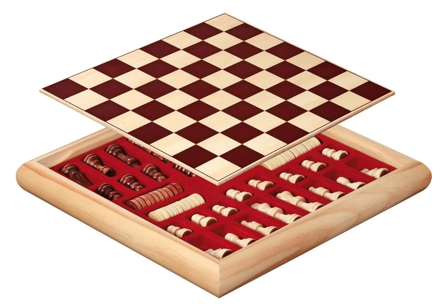 Joc de masa 2in1 Philos Germany 2803 (Brown/Beige)