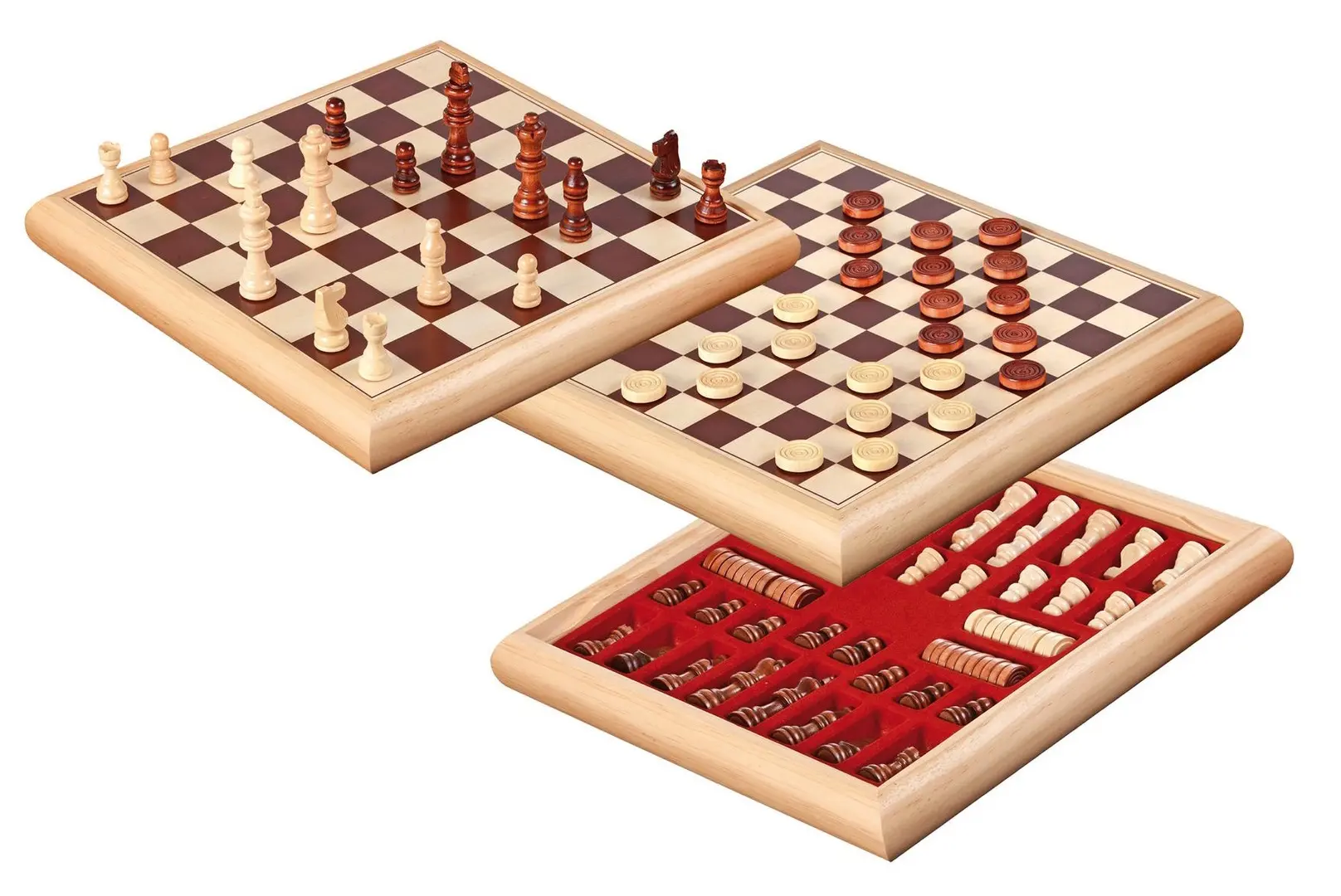 Joc de masa 2in1 Philos Germany 2803 (Brown/Beige)