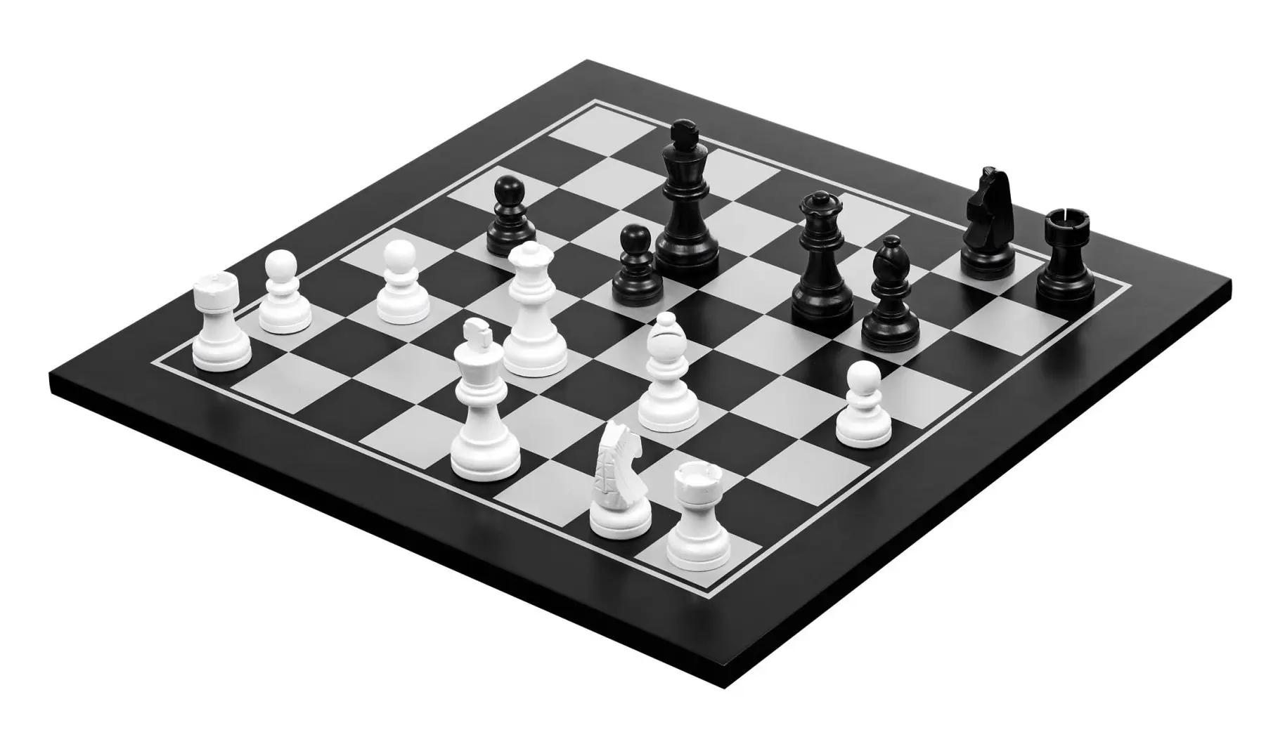 Joc de masa 2in1 Philos Germany 2802 (Black/White)