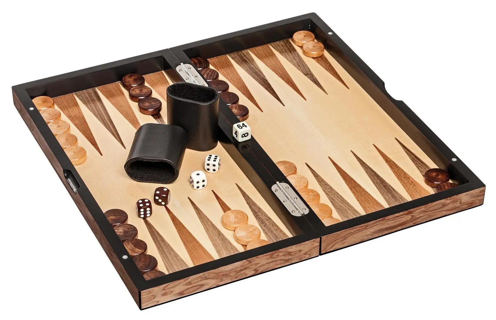 Joc de masa 3in1 Philos Germany 2518 (Brown)