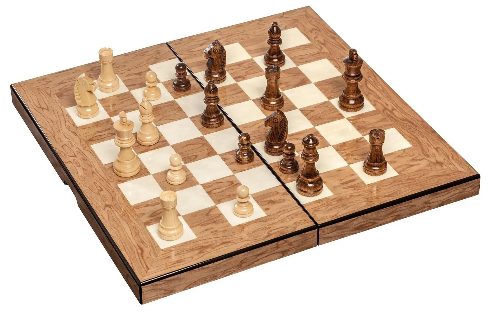 Joc de masa 3in1 Philos Germany 2518 (Brown)