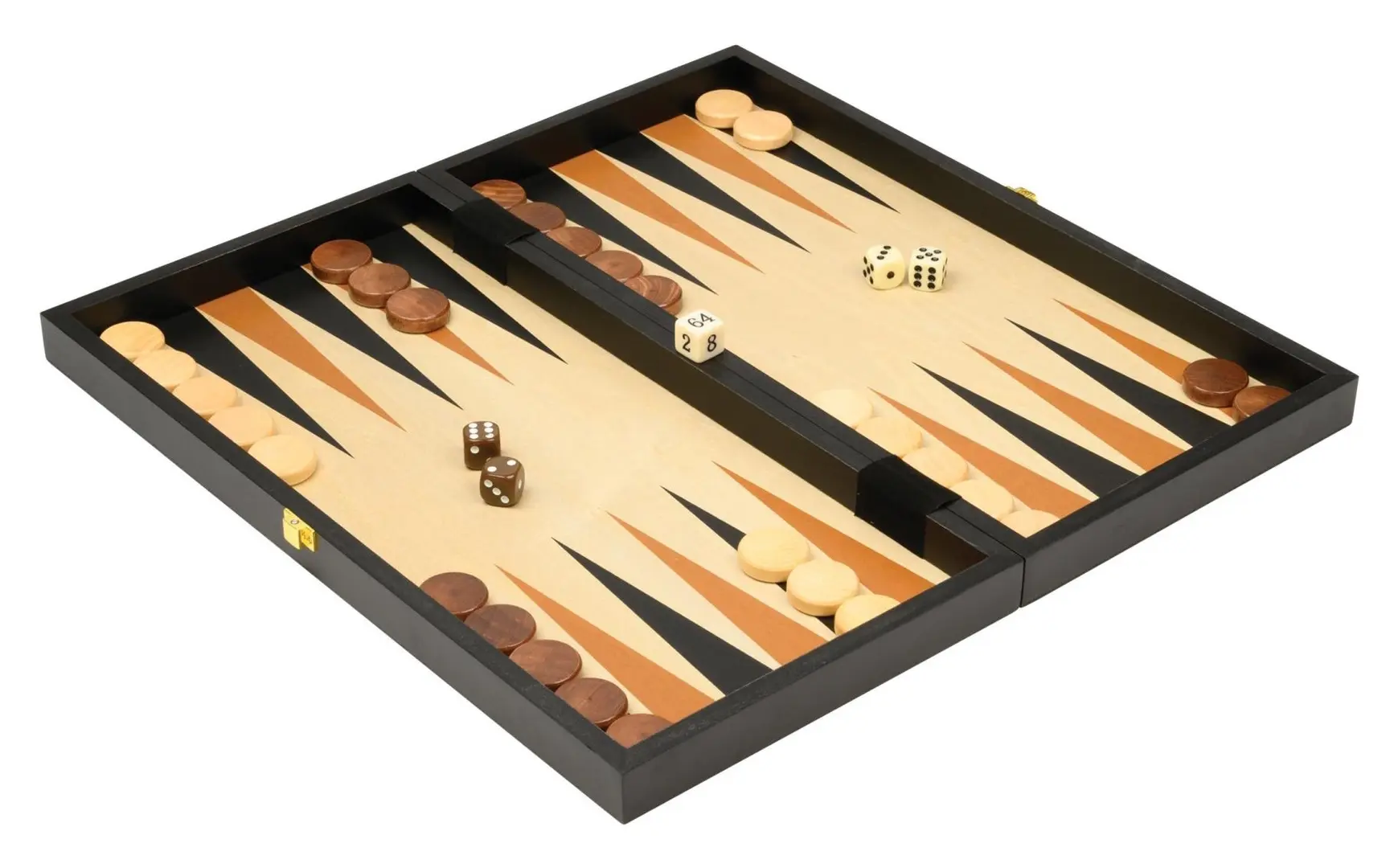 Настольная игра 3в1 Philos Germany 2514 (Black/Beige)