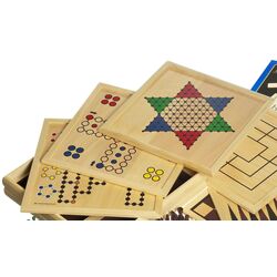 Настольная игра 5в1 Philos Germany 3102 (Wood) Thumb