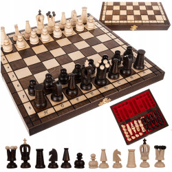 Joc de sah Ruhhy 26038 (Brown/Cream) Thumb