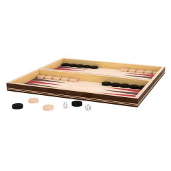 Настольная игра 2in1 Tat Biliard 204109 (Brown/Beige) Thumb