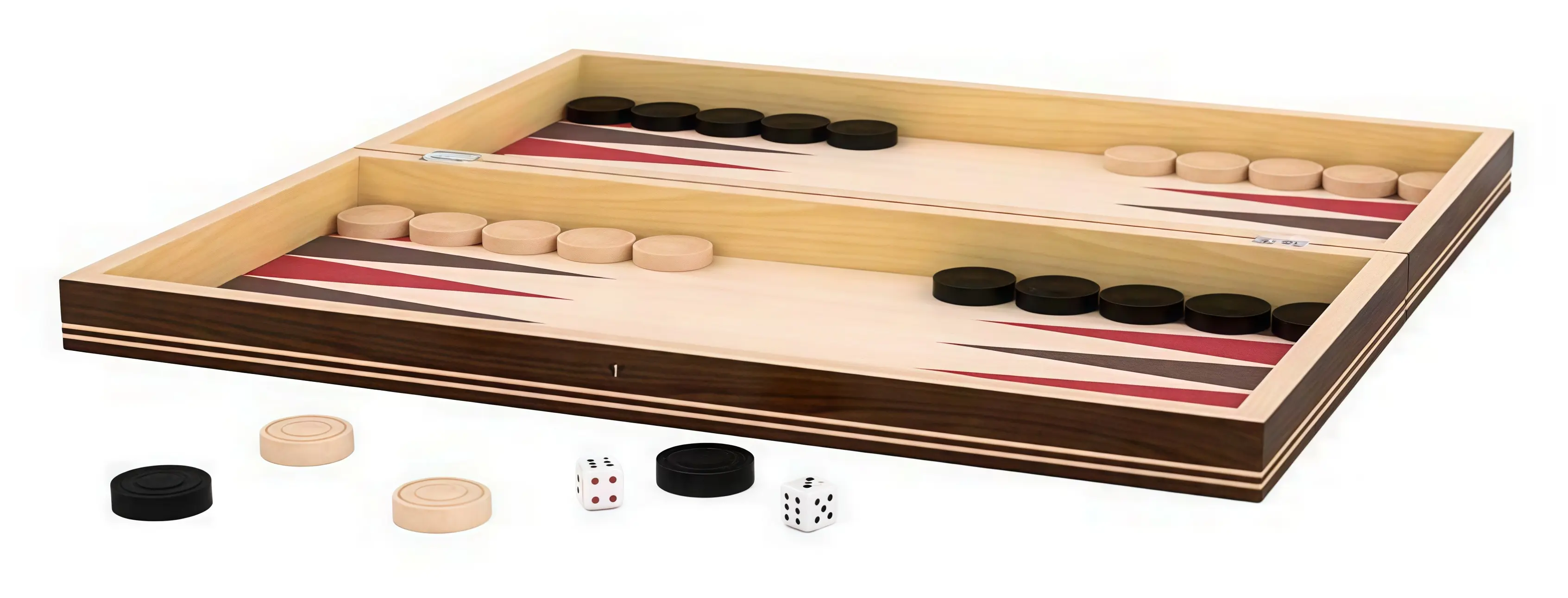 Настольная игра 2in1 Tat Biliard 204109 (Brown/Beige)