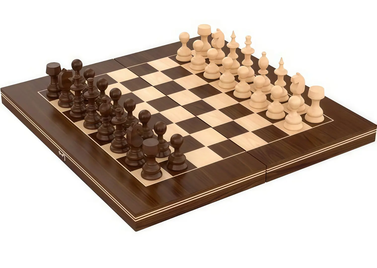 Настольная игра 2in1 Tat Biliard 204109 (Brown/Beige)
