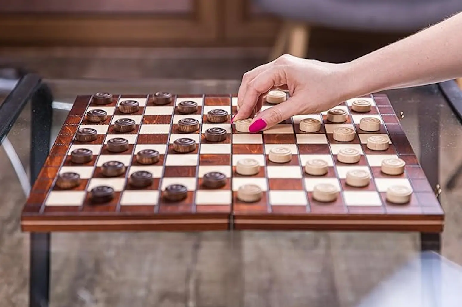 Joc de masa Wegiel 100 (Beige/Brown)